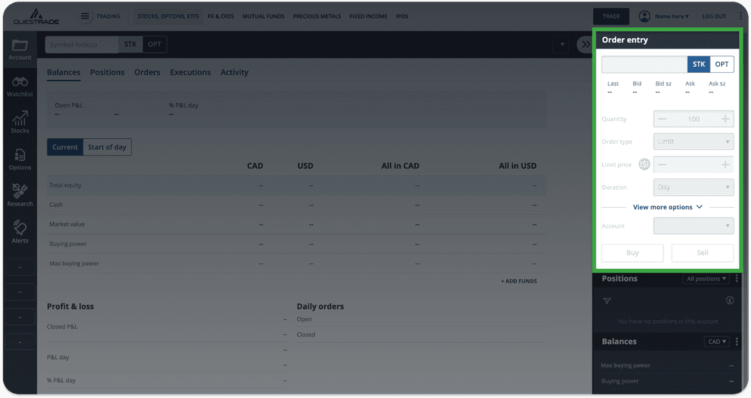 Edge web 6 order entry