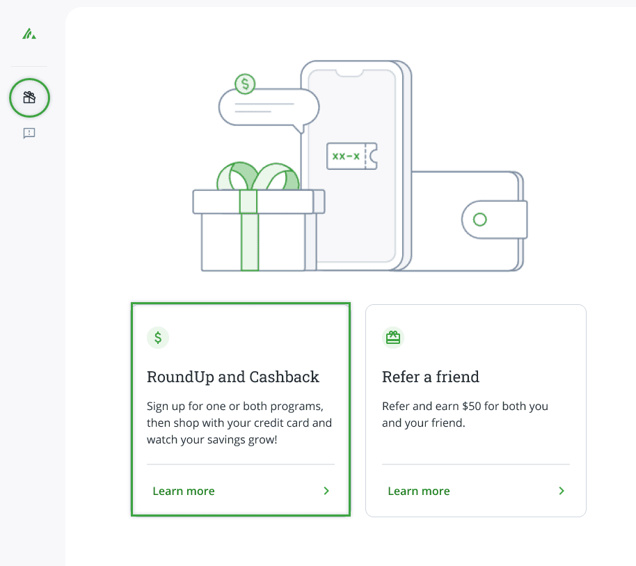 how to access roundup and rewards program