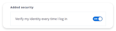 added security options