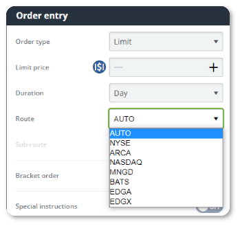 order route