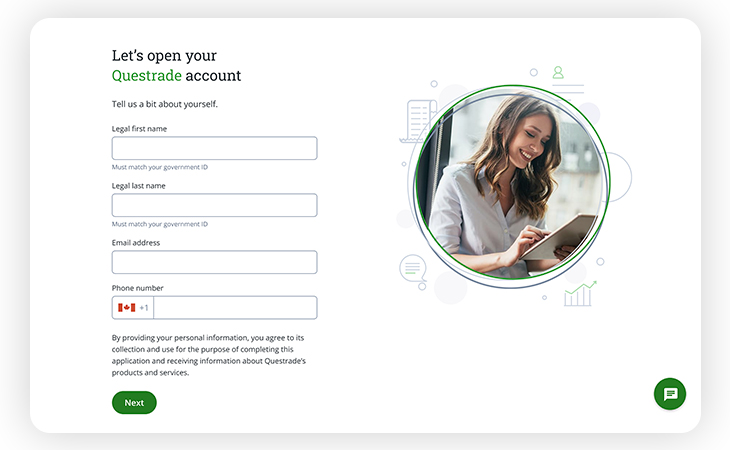 let's open you questrade account
