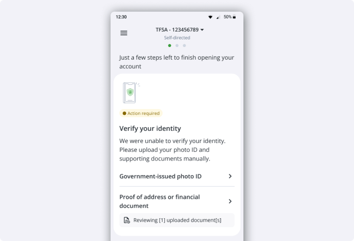 Additional documents required