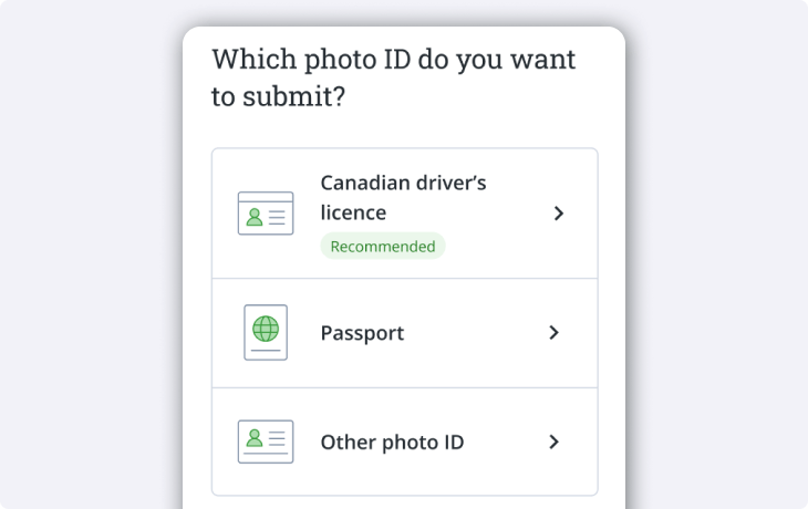 Which type of ID upload