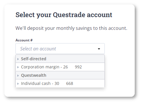 select-questrade-account