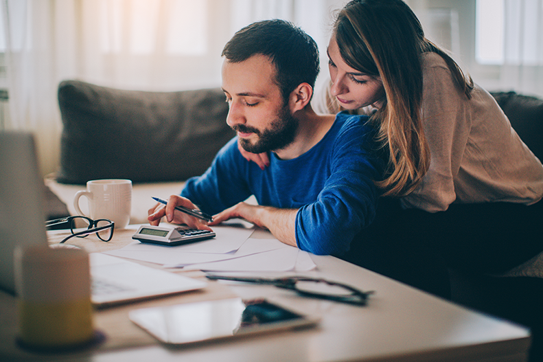 couple planning on how to break their mortgage term