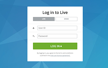 Login page